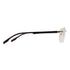 Sirts Grey Black Metal Rimless Rectangular Light Weight AD1046 - Lens Caravan
